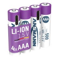 ANSMANN 1311-0028 Li-Ion Akkus Micro AAA Typ 500