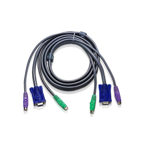 ATEN 2L-5003P/C KVM PS/2 VGA Kabel, grau, 3 m