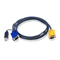 ATEN 2L-5202UP KVM-Kabel VGA USB (mit eingebautem...