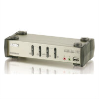 ATEN CS1734B KVM Switch VGA, PS/2-USB, Audio, USB-Hub, 4...
