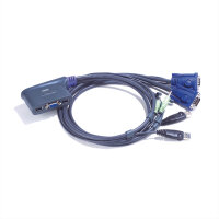 ATEN CS62US KVM Switch VGA, USB, Audio, 2 Ports, 0,9 m