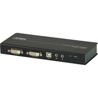 ATEN CE604 KVM Extender, 2x DVI, Audio, USB, RS232