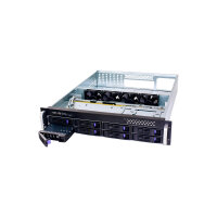 FANTEC SRC-2080X07-12G/6G (2023), 2HE 19"-Storagegehäuse, ohne Netzteil