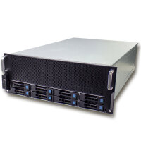 FANTEC SRC-4080X08, 4HE 19"-Servergehäuse 8x SAS & SATA ohne Netzteil, 680mm