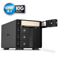 FANTEC MB-X4U31 Storagegehäuse 4x 3,5"/2,5" HDD/SSD USB 3.1 Gen.2