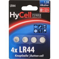 4 HyCell Knopfzellen LR44 1,5 V