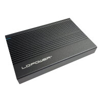 LC-POWER USB3.2 C-Gehäuse f.2,5SSD f.eine 2,5HDD/SSD,USB3.2 Gen 2x1