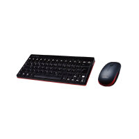 Perixx PERIDUO-712 DE W, Mini Tastatur und Maus Set,...