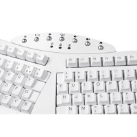 Perixx PERIBOARD-612W DE, ergonomische Tastatur, Dualmodus, Funk/Bluetooth