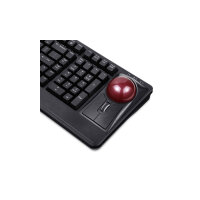 Perixx PERIBOARD-522 US B, USB-Tastatur mit Trackball, US...