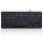 Perixx PERIBOARD-332B DE, Mini-Tastatur, USB kabelgebunden, beleuchtet, schwarz