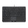 Perixx PERIBOARD-525 DE B, Mini-USB-Tastatur mit Touchpad, schwarz