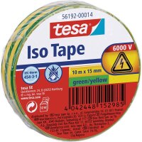 tesa Iso Tape Isolierband grün 15,0 mm x 10,0 m 1 Rolle