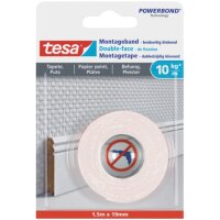 tesa Montageband 77742 doppelseitiges Klebeband 19,0 mm x...