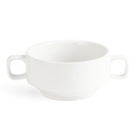 Olympia Whiteware Suppentassen mit Henkeln 40cl (6...