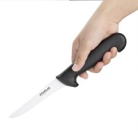 Hygiplas Ausbeinmesser schwarz 12,5cm 2