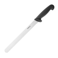 Hygiplas Fleischmesser gezahnt 25cm schwarz 1