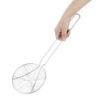 Vogue Fritteusenschaufel Edelstahl 14cm 2