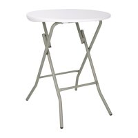 Bolero runder Klapptisch weiß 60cm gallery