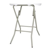 Bolero runder Klapptisch weiß 60cm Durchmesser, 73,5cm