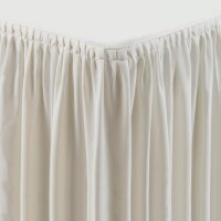 Combi Gestrickte plissierte Tischdecke183x76x73cm Creme 1