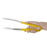 Hygiplas Servierzange mit Farbkodierung gelb 2