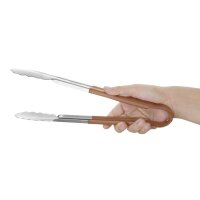 Hygiplas Servierzange mit Farbkodierung braun 2