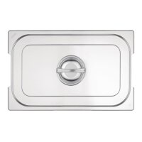Vogue Edelstahl GN1/1 Deckel für GN-Behälter mit Griffen