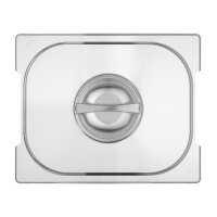 Vogue Edelstahl GN1/2 Deckel für GN-Behälter mit Griffen