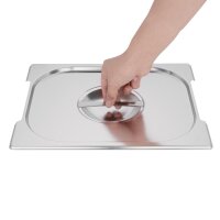 Vogue Edelstahl GN1/2 Deckel für GN-Behälter mit Griffen