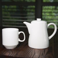 Olympia Whiteware stapelbare Becher 28,4cl (12 Stück) 2