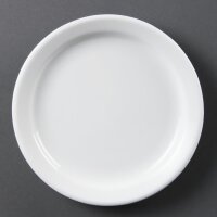 Olympia Whiteware Teller mit schmalem Rand 18cm (12 Stü