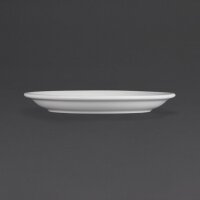 Olympia Whiteware Teller mit schmalem Rand 18cm (12 Stü