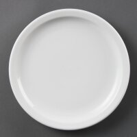 Olympia Whiteware Teller mit schmalem Rand 23cm (12 Stü