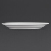Olympia Whiteware Teller mit schmalem Rand 23cm (12 Stü