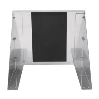 Vogue Mikrowellenregal Edelstahl 56x56cm