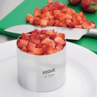 Vogue Moussering Edelstahl 6 x 7cm 3