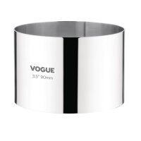 Vogue Moussering Edelstahl 6 x 9cm 1