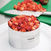 Vogue Moussering Edelstahl 6 x 9cm 3