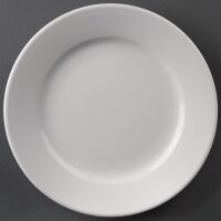 Olympia Athena runde Teller mit breitem Rand 16,5(Ø)c
