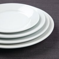 Olympia Athena runde Teller mit breitem Rand 25,4cm (12 St&u
