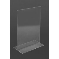 Olympia Tischaufsteller Acryl T-Form A5 2