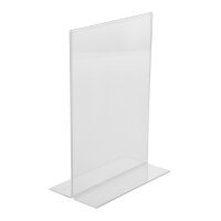 Olympia Tischaufsteller Acryl T-Form A5 3