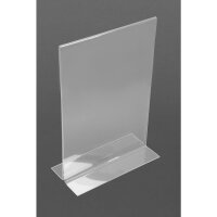 Olympia Tischaufsteller Acryl T-Form A4 1