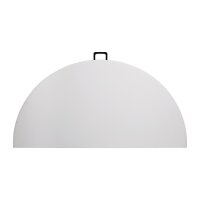 Bolero runder Klapptisch weiß 153cm 2