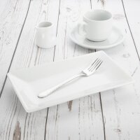 Olympia Whiteware rechteckige Servierteller 25 x 15cm (4 St&