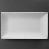 Olympia Whiteware rechteckige Servierteller 31 x 18cm (2 St&