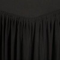 Kombi Gestrickte plissierte Tischdecke 183x76x73cm Schwarz 2