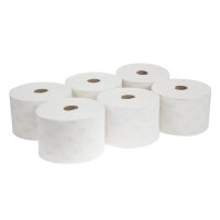 Toilettenpapier SmartOne, 2-lagig, 6 Rollen, weiß TORK