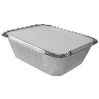 Gewachster Kartondeckel für Aluminiumbehälter klein (1000 Stück)
